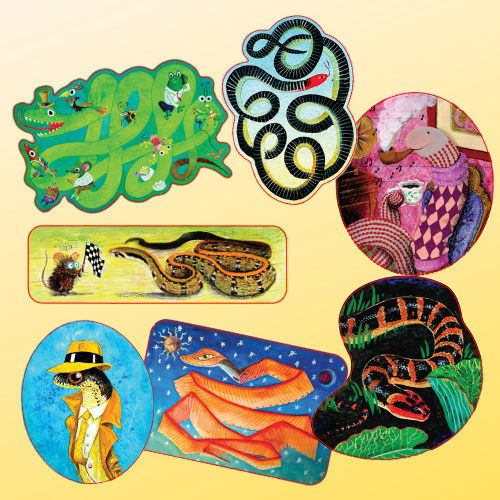 Snakes of Singapore: A Slightly Unhinged Field Guide (Stickers)