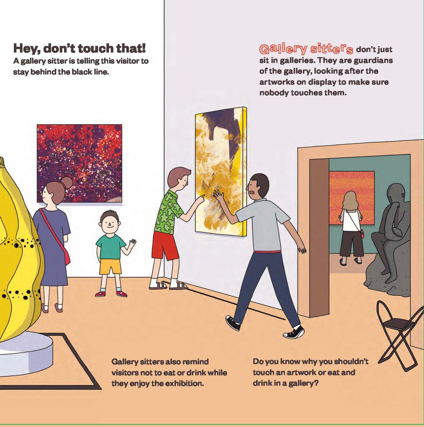 Do Gallery Sitters Sit All Day? Things People Really Do in a Museum