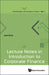 Lecture Notes In Introduction To Corporate Finance