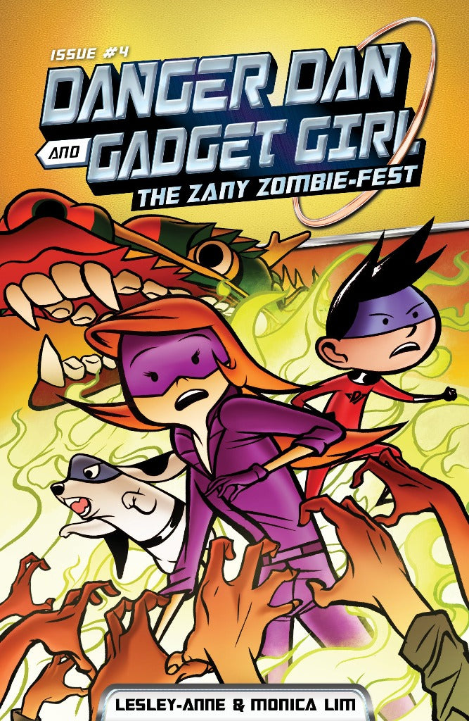 Danger Dan and Gadget Girl: The Zany Zombie-fest (book 4)