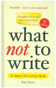 What Not To Write